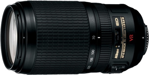 Nikon AF-S Nikkor 70-300 mm f/4.5-5.6G ED VR Lens - CeX (UK